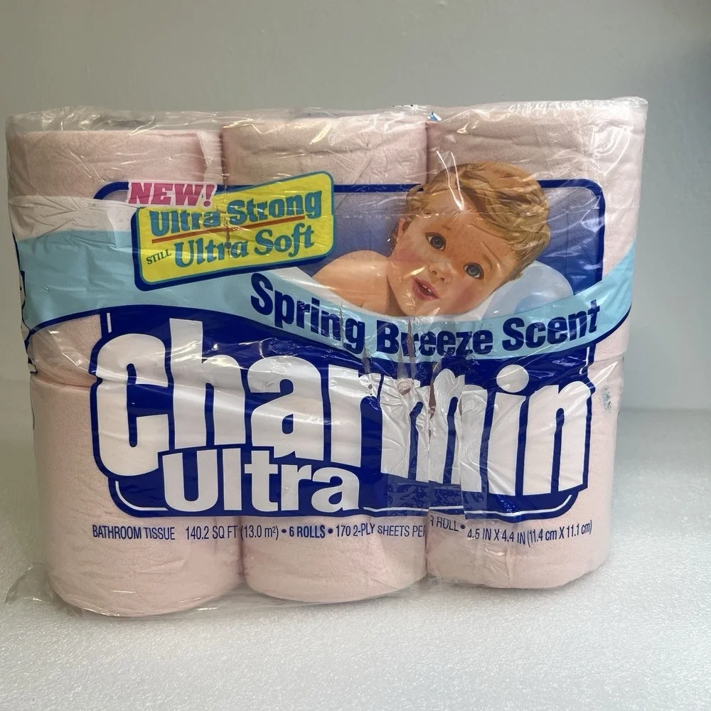 1996 Charmin Ultra Strong Ultra Soft Spring Breeze Scent 2-PLY Toliet Paper
